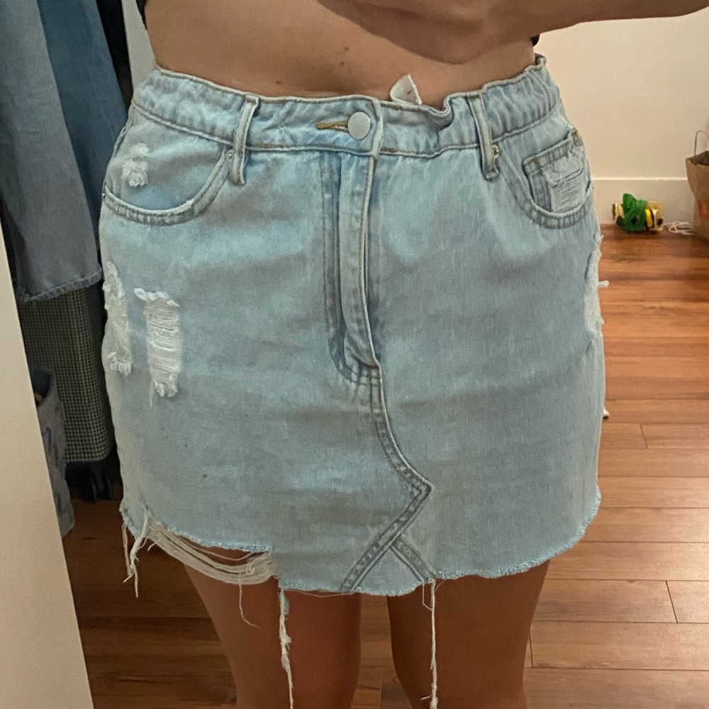 Forever 21 Jean Skirt
